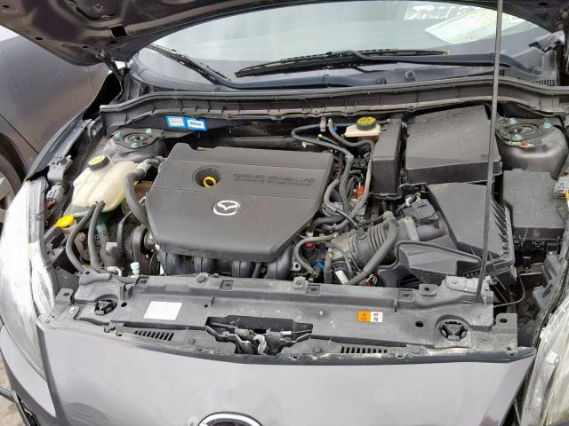 JM1BL1H56A1132620 - 2010 MAZDA 3 S GRAY photo 7