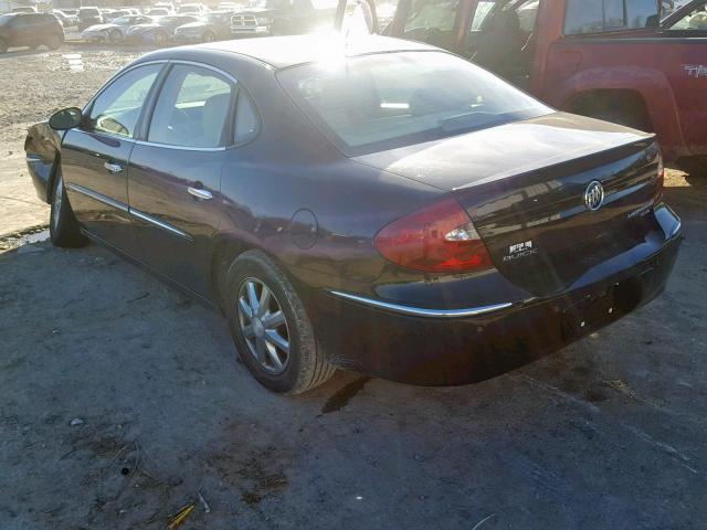 2G4WD582861184484 - 2006 BUICK LACROSSE C BLACK photo 3