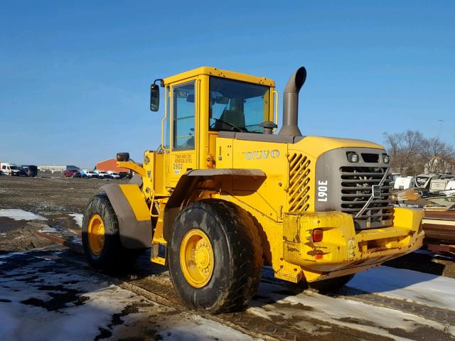 L90EV66550 - 2004 VOLVO L90E YELLOW photo 3