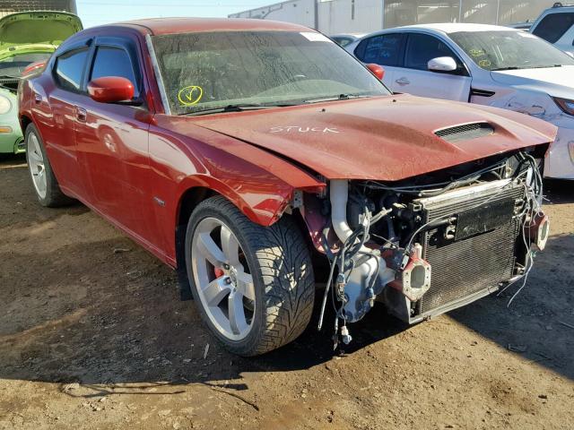 2B3LA73W76H524528 - 2006 DODGE CHARGER SR RED photo 1