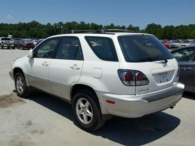 JTJGF10U210115817 - 2001 LEXUS RX 300 WHITE photo 3