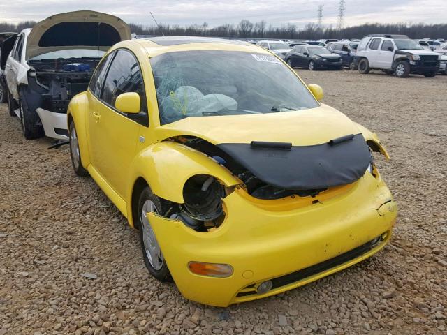 3VWCD21C2YM478707 - 2000 VOLKSWAGEN NEW BEETLE ყვითელი ფოტო 1