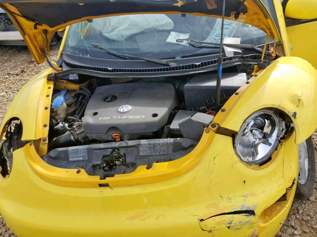 3VWCD21C2YM478707 - 2000 VOLKSWAGEN NEW BEETLE ყვითელი ფოტო 7