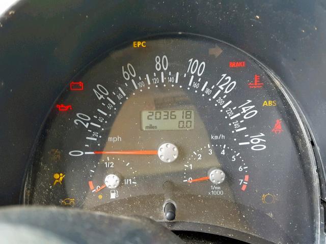 3VWCD21C2YM478707 - 2000 VOLKSWAGEN NEW BEETLE ყვითელი ფოტო 8