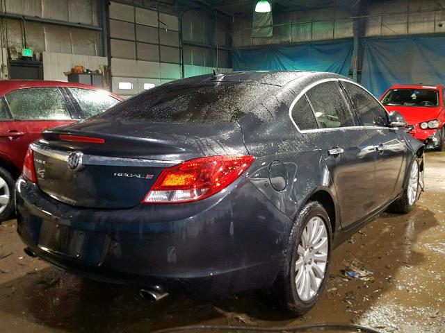 2G4GS5EV4C9157255 - 2012 BUICK REGAL PREM GRAY photo 4