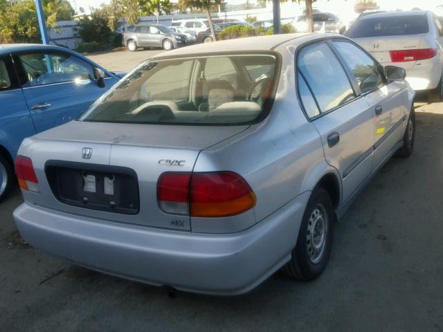 1HGEJ6622TL009740 - 1996 HONDA CIVIC DX SILVER photo 4