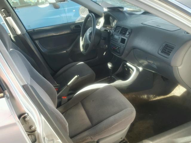 1HGEJ6622TL009740 - 1996 HONDA CIVIC DX SILVER photo 5