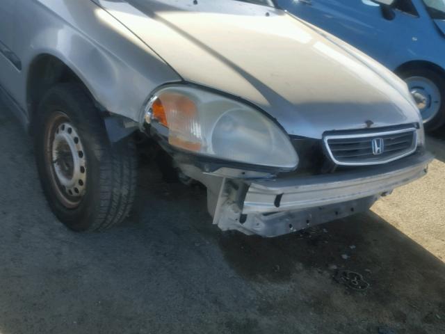 1HGEJ6622TL009740 - 1996 HONDA CIVIC DX SILVER photo 9