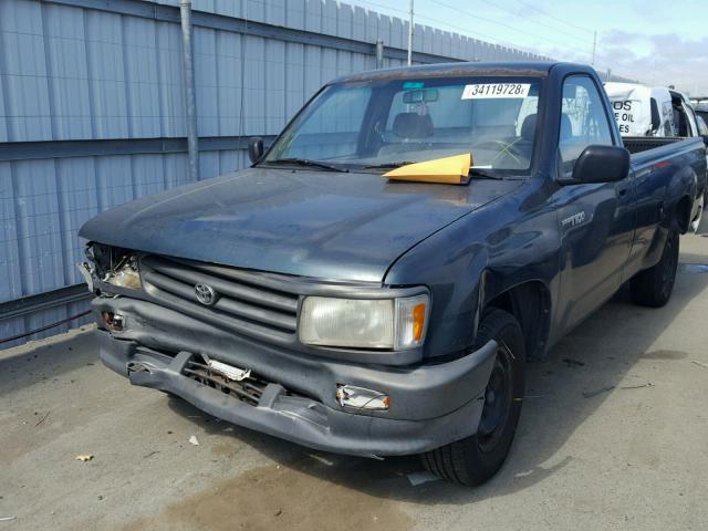 JT4UD10D9S0006249 - 1995 TOYOTA T100 GREEN photo 2