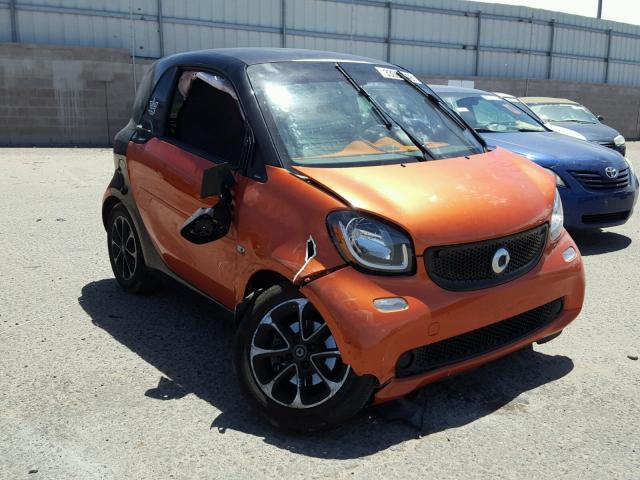 WMEFJ5DA4GK071306 - 2016 SMART FORTWO ORANGE photo 1