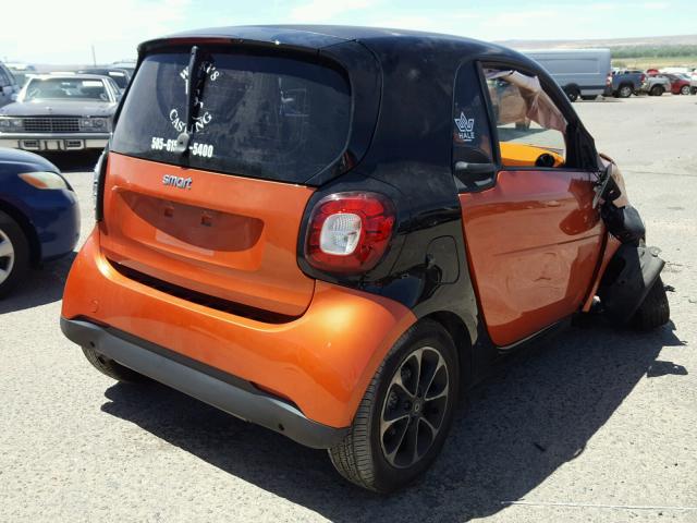 WMEFJ5DA4GK071306 - 2016 SMART FORTWO ORANGE photo 4