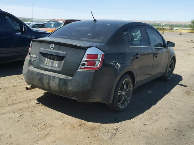 3N1AB61EX8L677375 - 2008 NISSAN SENTRA 2.0 BLACK photo 4