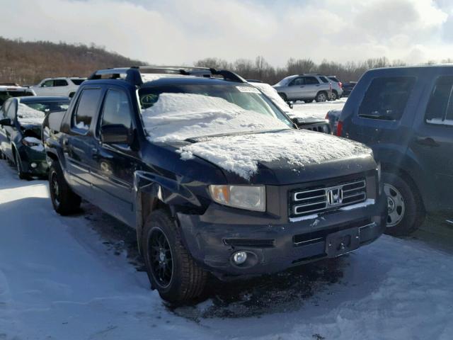 2HJYK16586H525703 - 2006 HONDA RIDGELINE BLACK photo 1