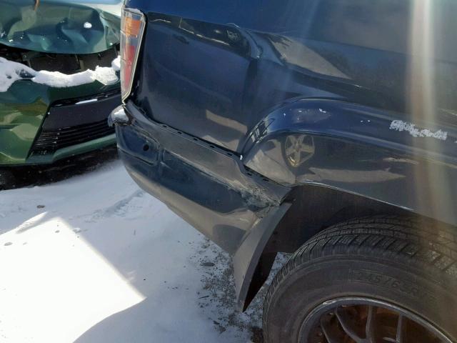 2HJYK16586H525703 - 2006 HONDA RIDGELINE BLACK photo 9