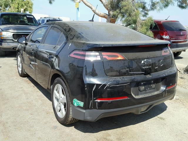 1G1RF6E47DU144026 - 2013 CHEVROLET VOLT BLACK photo 3