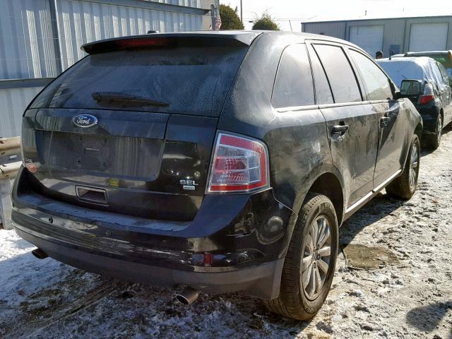 2FMDK4JC2ABA32858 - 2010 FORD EDGE SEL BLACK photo 4