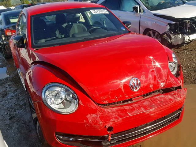 3VWVA7AT1DM620781 - 2013 VOLKSWAGEN BEETLE TUR RED photo 1