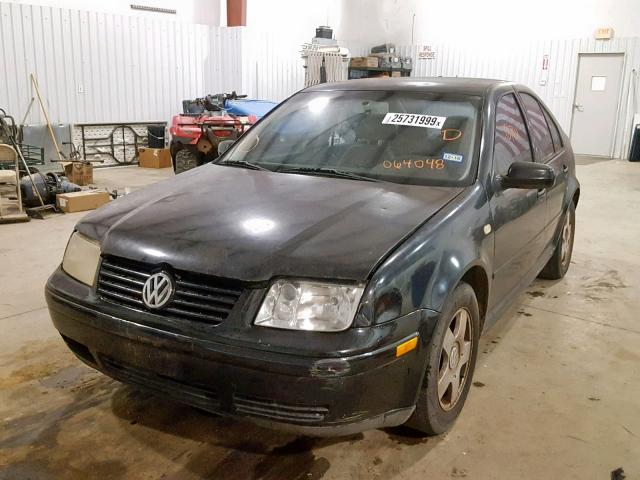 3VWSA29M9YM064048 - 2000 VOLKSWAGEN JETTA GLS BLACK photo 2