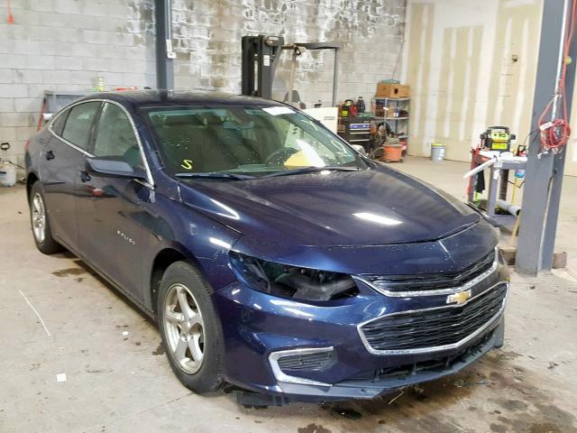 1G1ZB5ST5GF209207 - 2016 CHEVROLET MALIBU LS BLUE photo 1