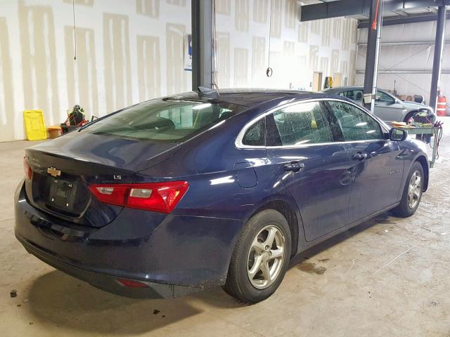 1G1ZB5ST5GF209207 - 2016 CHEVROLET MALIBU LS BLUE photo 4