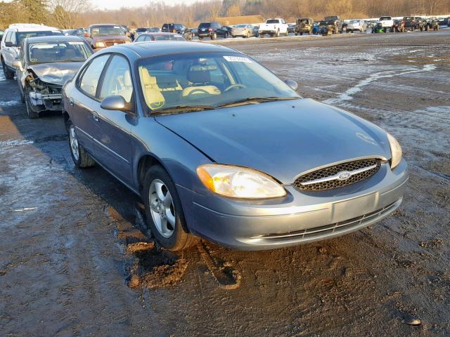 1FAHP55U11A253434 - 2001 FORD TAURUS SES BLUE photo 1