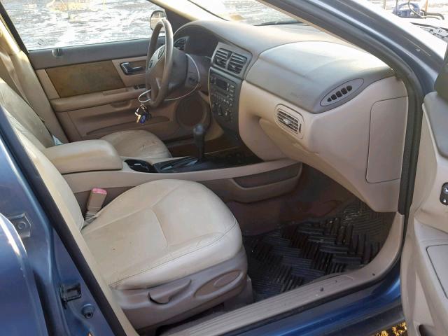 1FAHP55U11A253434 - 2001 FORD TAURUS SES BLUE photo 5