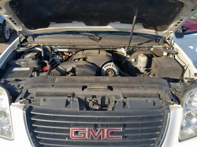 1GKFC13028R119912 - 2008 GMC YUKON WHITE photo 7