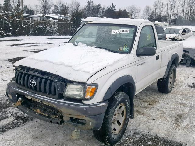 5TEPM62N83Z239332 - 2003 TOYOTA TACOMA WHITE photo 2