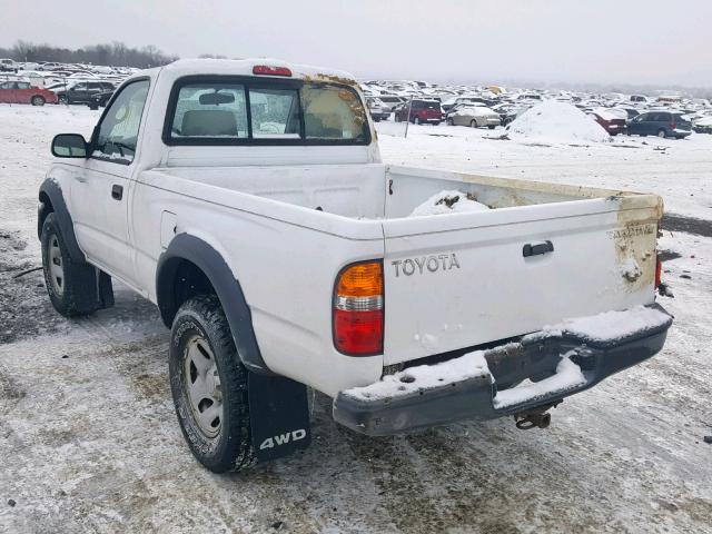 5TEPM62N83Z239332 - 2003 TOYOTA TACOMA WHITE photo 3