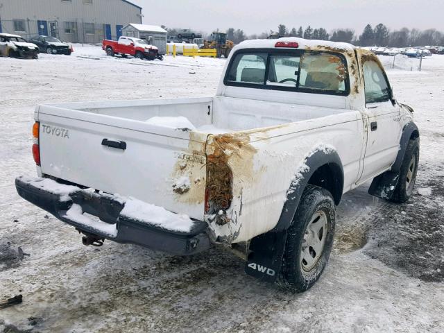 5TEPM62N83Z239332 - 2003 TOYOTA TACOMA WHITE photo 4