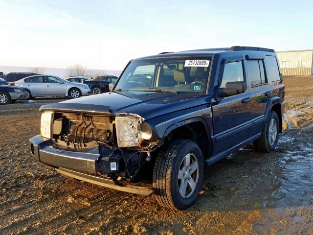 1J8HG48PX7C528346 - 2007 JEEP COMMANDER CHARCOAL photo 2