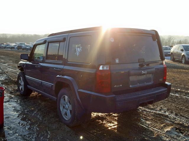 1J8HG48PX7C528346 - 2007 JEEP COMMANDER CHARCOAL photo 3