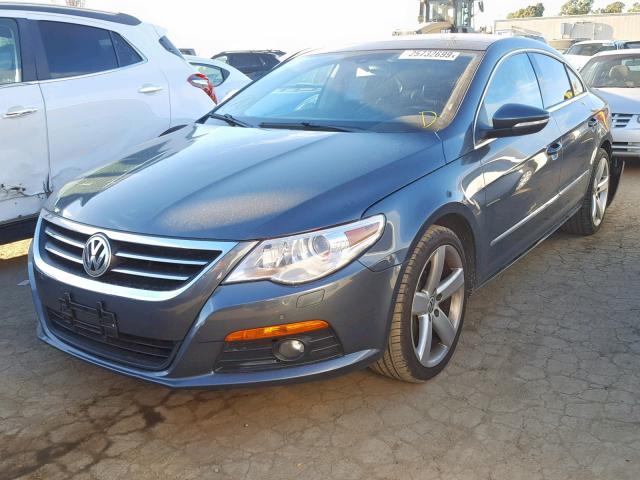 WVWGU93C29E542259 - 2009 VOLKSWAGEN CC VR6 4MO GRAY photo 2