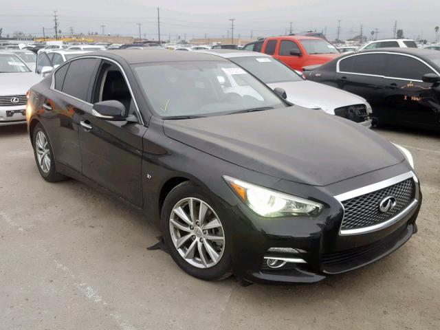 JN1BV7AP0FM355060 - 2015 INFINITI Q50 BASE BLACK photo 1