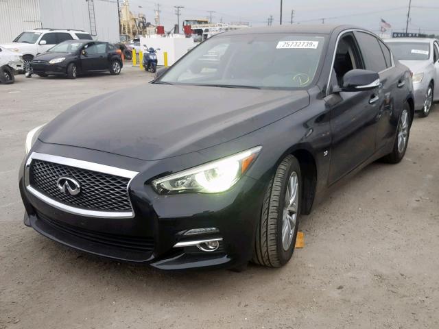 JN1BV7AP0FM355060 - 2015 INFINITI Q50 BASE BLACK photo 2