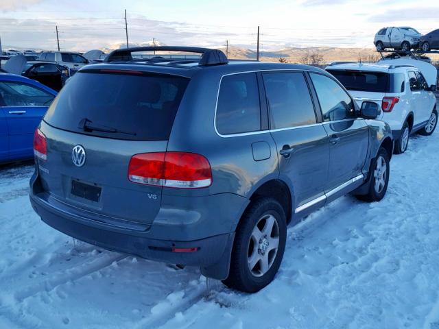 WVGBG77L65D015031 - 2005 VOLKSWAGEN TOUAREG 3. GRAY photo 4