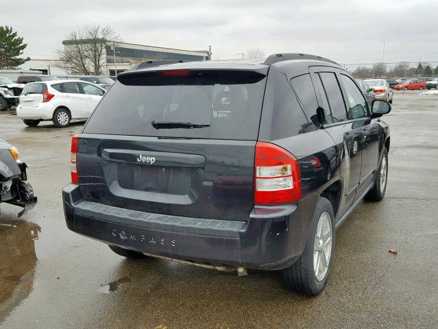 1J8FT47W98D773369 - 2008 JEEP COMPASS SP BLACK photo 4