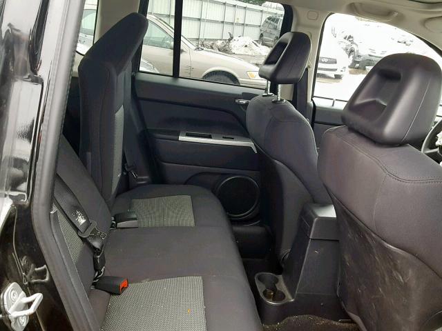 1J8FT47W98D773369 - 2008 JEEP COMPASS SP შავი ფოტო 6