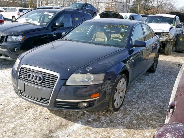 WAUDH74F57N052607 - 2007 AUDI A6 3.2 QUA BLUE photo 2