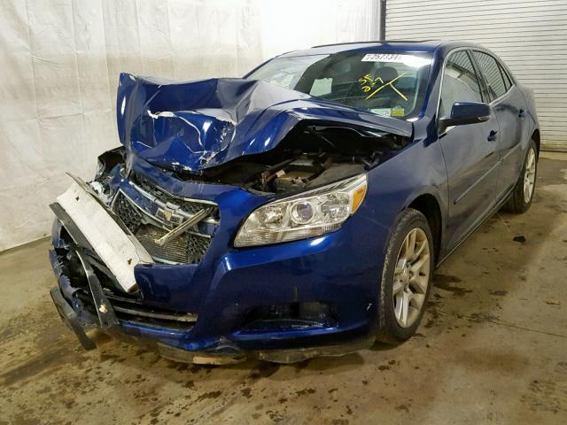 1G11C5SA3DU110126 - 2013 CHEVROLET MALIBU 1LT 蓝色 照片 2