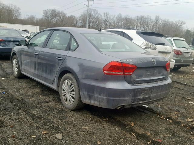 1VWAT7A3XFC042287 - 2015 VOLKSWAGEN PASSAT S GRAY photo 3