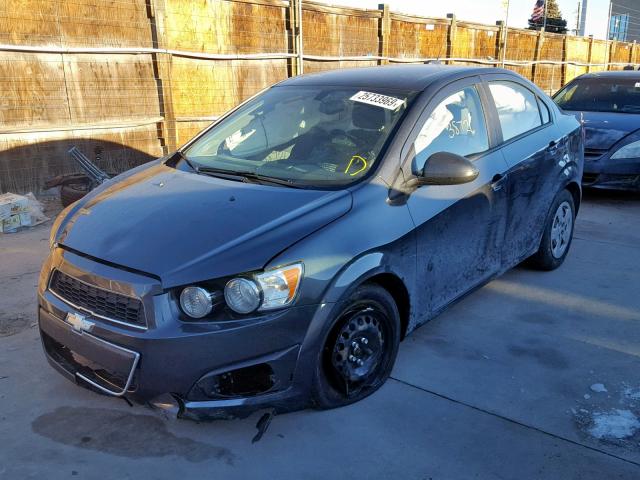 1G1JA5SH9G4152923 - 2016 CHEVROLET SONIC LS 石墨色 照片 2