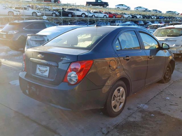 1G1JA5SH9G4152923 - 2016 CHEVROLET SONIC LS 石墨色 照片 4