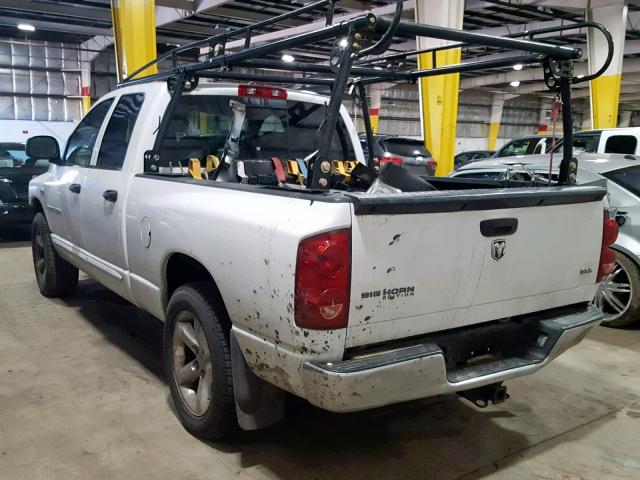 1D7HA18267J500332 - 2007 DODGE RAM 1500 S WHITE photo 3