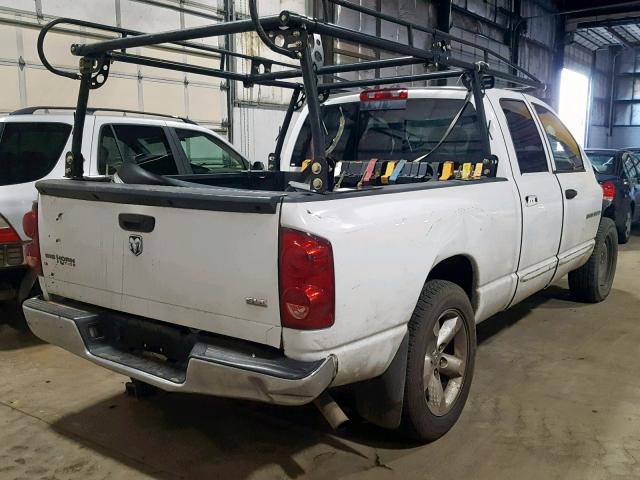 1D7HA18267J500332 - 2007 DODGE RAM 1500 S WHITE photo 4