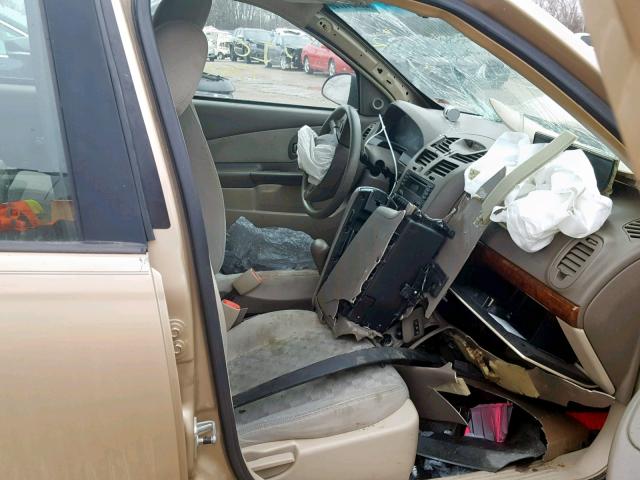 1G1ZT62855F120037 - 2005 CHEVROLET MALIBU MAX BROWN photo 5