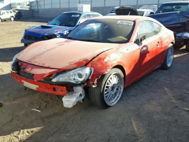 JF1ZNAA19D1714348 - 2013 TOYOTA SCION FR-S RED photo 2