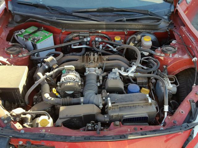 JF1ZNAA19D1714348 - 2013 TOYOTA SCION FR-S RED photo 7