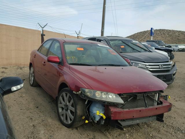 1YVHP80D465M33911 - 2006 MAZDA 6 S RED photo 1