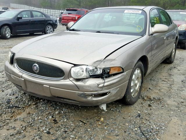 1G4HR54K2YU121677 - 2000 BUICK LESABRE LI GOLD photo 2